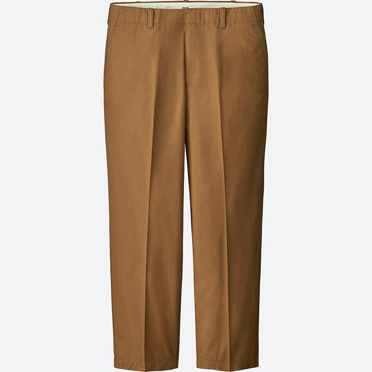 MEN U REGULAR-FIT ANKLE PANTS