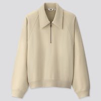 Half-Zip Long-Sleeve Hoodie